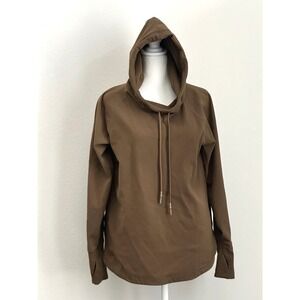 Mono b Brown‎ Hoodie Size (L) Brown Draw String Hoodie Soft Comfy Hoodie